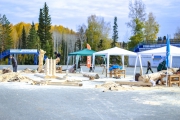 IV Международный фестиваль деревянной парковой скульптуры "Чудотворцы". Работа мастеров. Сентябрь, 2015