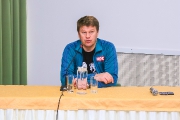 Пресс-конференция со спортивным комментатором Дмитрием Губерниевым. Март, 2017