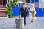 Открытый районный фестиваль деревянной парковой скульптуры "Чудотворцы". Открытие. Сентябрь, 2017