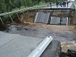 20 июля в 06:15 поступило сообщение о просадке дорожного полотна и размытии участка  автодороги на 447 км. федеральной автодороги Тюмень-Ханты-Мансийск