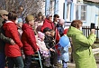 В Ивановке прошел парад Победы у дома ветерана Петра Захаровича Кошкарова 