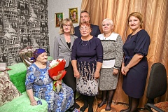 90-летний юбилей отметила ветеран труда Пелагея Тюфякова
