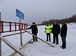 В Увате открыли ледовую переправу через Иртыш