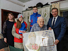 Ветерана Великой Отечественной войны поздравили с Днем защитника Отечества 