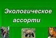 «Экологическое ассорти»: выявлены лидеры III этапа