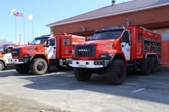 Автопарк пожарно-спасательной части пополнился двумя новыми автоцистернами