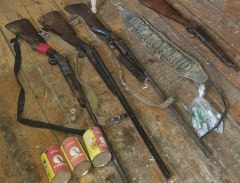 Житель района незаконно хранил огнестрельное оружие и боеприпасы 