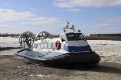 19 апреля в Увате начнет работу судно на воздушной подушке