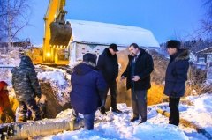 Сергей Путмин взял на личный контроль ликвидацию порывов сетей водоснабжения в Демьянском