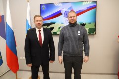 Участнику СВО Павлу Горбунову вручена медаль «За отвагу»