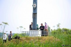 В Черпие установлена надвратная икона Спаса Нерукотворного