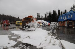 В Уватском районе ликвидировали последствия ДТП на федеральной автодороге