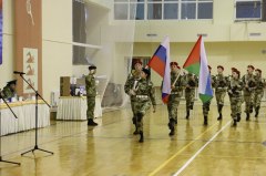 Школьники района исполнили патриотические песни и показали навыки строевой подготовки 