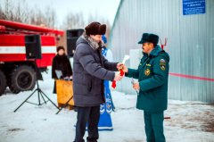 В Демьянке открылось новое здание отдельного поста пожарной части
