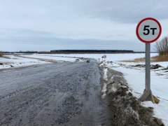 Ледовую переправу в Увате для автотранспорта закроют в ближайшие дни