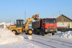 В Увате с 8 февраля вывозят снег 