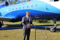 Самолет Як-40 стал новой  достопримечательностью Уватского района