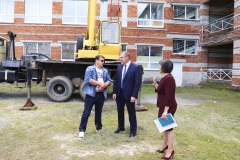 Первый этап капитального ремонта начался в Демьянской школе