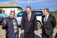 Уватский район с рабочим визитом посетил заместитель губернатора Вячеслав Вахрин