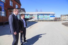 Глава администрации Сергей Путмин с рабочим визитом посетил Демьянское