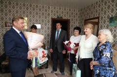 С 78 годовщиной Победы поздравил ветеранов Великой Отечественной войны Вячеслав Елизаров