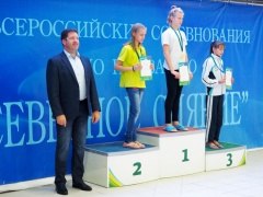 Анна Шеремет – призер Всероссийских соревнований по плаванию в Ханты-Мансийске