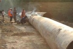 #447-й километр. Дорожники уложили шесть водопропускных труб